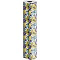 JAM Paper® Industrial Size Wrapping Paper Rolls, Wild Flower, 1/2 Ream (1042.5 Sq. Ft), Sold Individually (165J15730417)