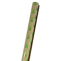 JAM Paper® Wrapping Paper Rolls, 25 sq. ft., Green Trees Kraft Paper, Sold individually (165KT25gr)