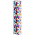 JAM Paper® Industrial Size Wrapping Paper Rolls, Colorful Balloons White, Full Ream (2082 Sq. Ft) (165J13930833)
