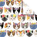 JAM Paper® Printed Gift Tissue Paper, Kitty Cats, 20 x 30, 240 Sheets/Ream (115BPT1291)