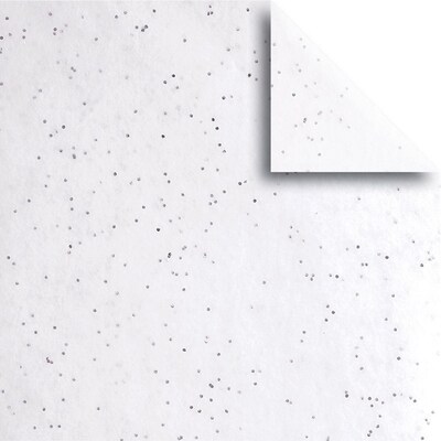 JAM Paper® Design Gift Tissue Paper, White Shimmer, 20 x 30, 200 Sheets/Ream (526BGS241)