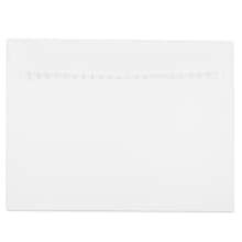 JAM Paper Peel & Seal Booklet Envelope, 9 1/2 x 12 1/2, White, 50/Pack (356828786I)