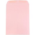 JAM Paper 9 x 12 Open End Catalog Envelopes, Baby Pink, 25/Pack (312812930a)