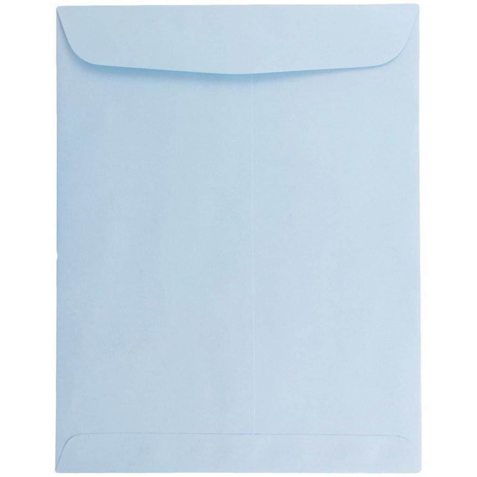 JAM Paper 9 x 12 Open End Catalog Envelopes, Baby Blue, 25/Pack (1532565a)