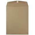 JAM Paper 10 x 13 Open End Catalog Envelopes with Clasp Closure, Brown Kraft Paper Bag, 50/Pack (563