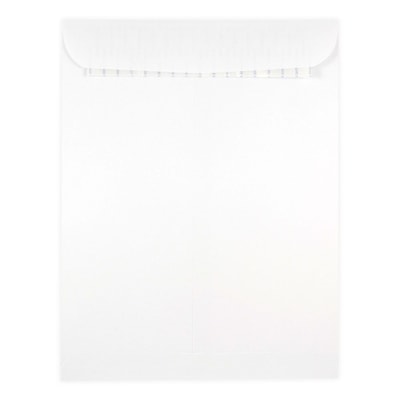 JAM Paper 9.5 x 12.5 Open End Catalog Envelopes with Peel and Seal Closure, White, 25/Pack (35682878