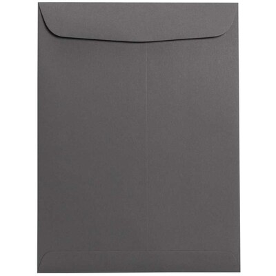 JAM Paper 9 x 12 Open End Catalog Envelopes, Dark Grey, 25/Pack (21285783a)