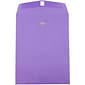 JAM Paper 10 x 13 Open End Catalog Colored Envelopes with Clasp Closure, Violet Purple Recycled, 25/Pack (v0128182a)