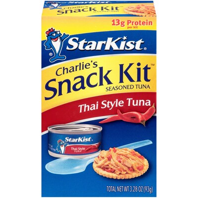 StarKist’s Gourmet Selects Snack Kit Thai Style Tuna, 3.28 oz, 12/Pack (307-00212)