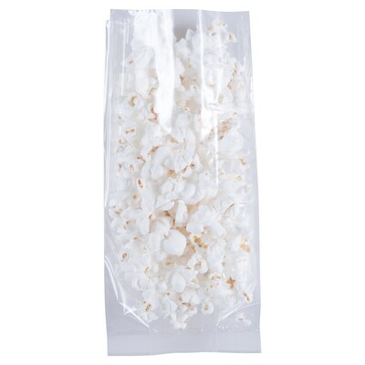 JAM Paper Cello Bags, Medium, 3 1/2" x 2" x 7 1/2", Clear, Bulk 100 Bags/Pack (FDA3B)