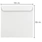 JAM Paper 13 1/2 Square Invitation Envelope, 13 1/2" x 13 1/2", White, 100/Box (03992323B)