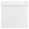 JAM Paper 11.5 x 11.5 Large Square Invitation Envelopes, White, 50/Pack (3992321I)