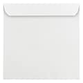 JAM Paper 10.5 x 10.5 Square Invitation Envelopes, White, 100/Pack (03992320B)