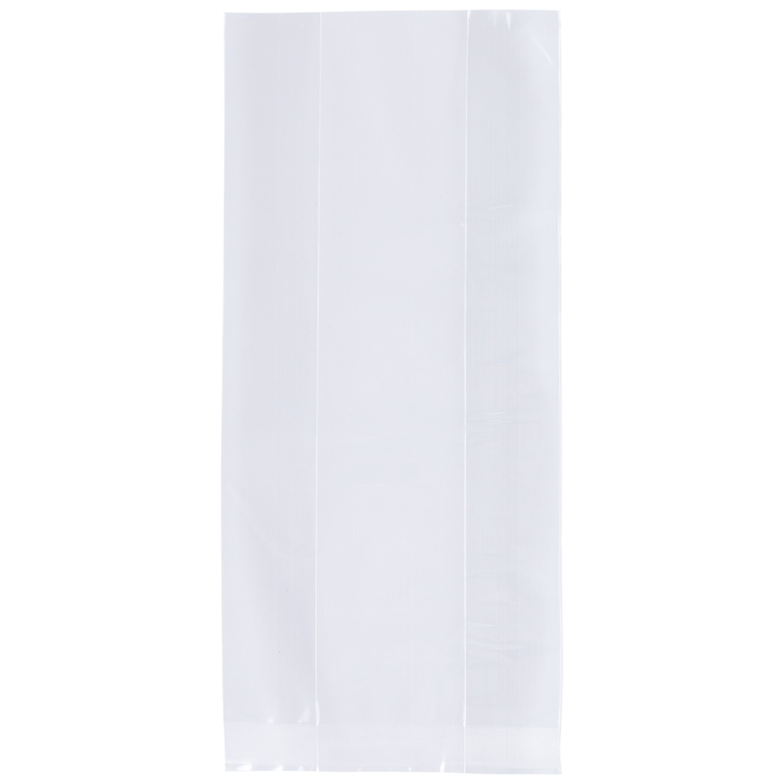 JAM Paper Cello Bags, Medium, 3 1/2 x 2 x 7 1/2, Clear, Bulk 100 Bags/Pack (FDA3B)
