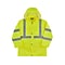 Ergodyne GloWear 8366 Lightweight High-Visibility Rain Jacket, ANSI Class R3, Lime, Medium (24333)