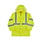 Ergodyne GloWear 8366 Lightweight High-Visibility Rain Jacket, ANSI Class R3, Lime, 4XL (24338)