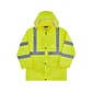 Ergodyne GloWear 8366 Lightweight High-Visibility Rain Jacket, ANSI Class R3, Lime, X-Large (24335)