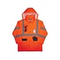 Ergodyne GloWear 8366 Lightweight High-Visibility Rain Jacket, ANSI Class R3, Orange, X-Large (24365)