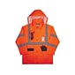 Ergodyne GloWear 8366 Lightweight High-Visibility Rain Jacket, ANSI Class R3, Orange, 4XL (24368)