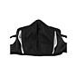 Ergodyne Skullerz Reusable Cloth Contoured Face Cover Mask with Filter, Large/Extra-Large, Black (48822)