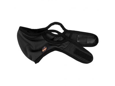 Ergodyne Skullerz Reusable Cloth Contoured Face Cover Mask with Filter, Large/Extra-Large, Black (48822)
