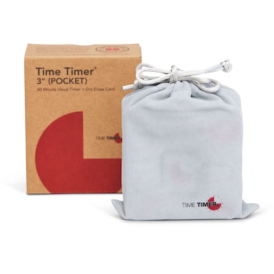 Time Timer 60 Minute Visual Timer 3", Plastic (TTMTT03BW)