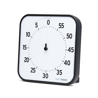 Time Timer 60 Minute Visual Timer 12", Plastic (TTMTT12BW)