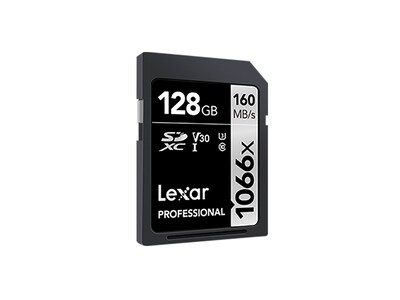 Lexar Professional SILVER 128GB SDXC Memory Card, Class 10, UHS-I (LSD1066128G-BNU)