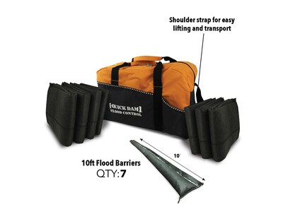 Quick Dam Duffel Bag, 120, Up to 8.5 Gal. 7/Box (QDDUFF10-7)