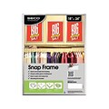 Seco Aluminum Snap Poster Frame, 18 x 24, Silver (SN1824R-SV)