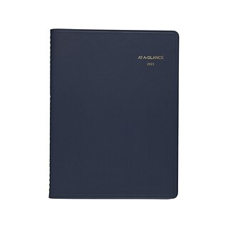 2022 AT-A-GLANCE 9 x 11 Monthly Planner, Navy (70-260-20-22)