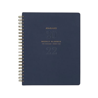 2022-2023 At-A-Glance 8.5&Quot; X 11&Quot; Weekly/Monthly Planner, Signature Collection, Navy (Yp905-2022 ...