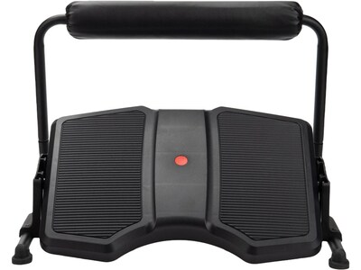 Mind Reader Tilt Adjustable Footrests, Black (LIFTFOOT-BLK)