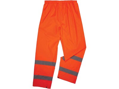 Ergodyne Glowear 8916 3XL Orange Rain Pants (25447)