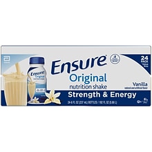 Ensure Original Meal Replacement Nutrition Shake, Vanilla, 8 oz., 24/Pack (57753)