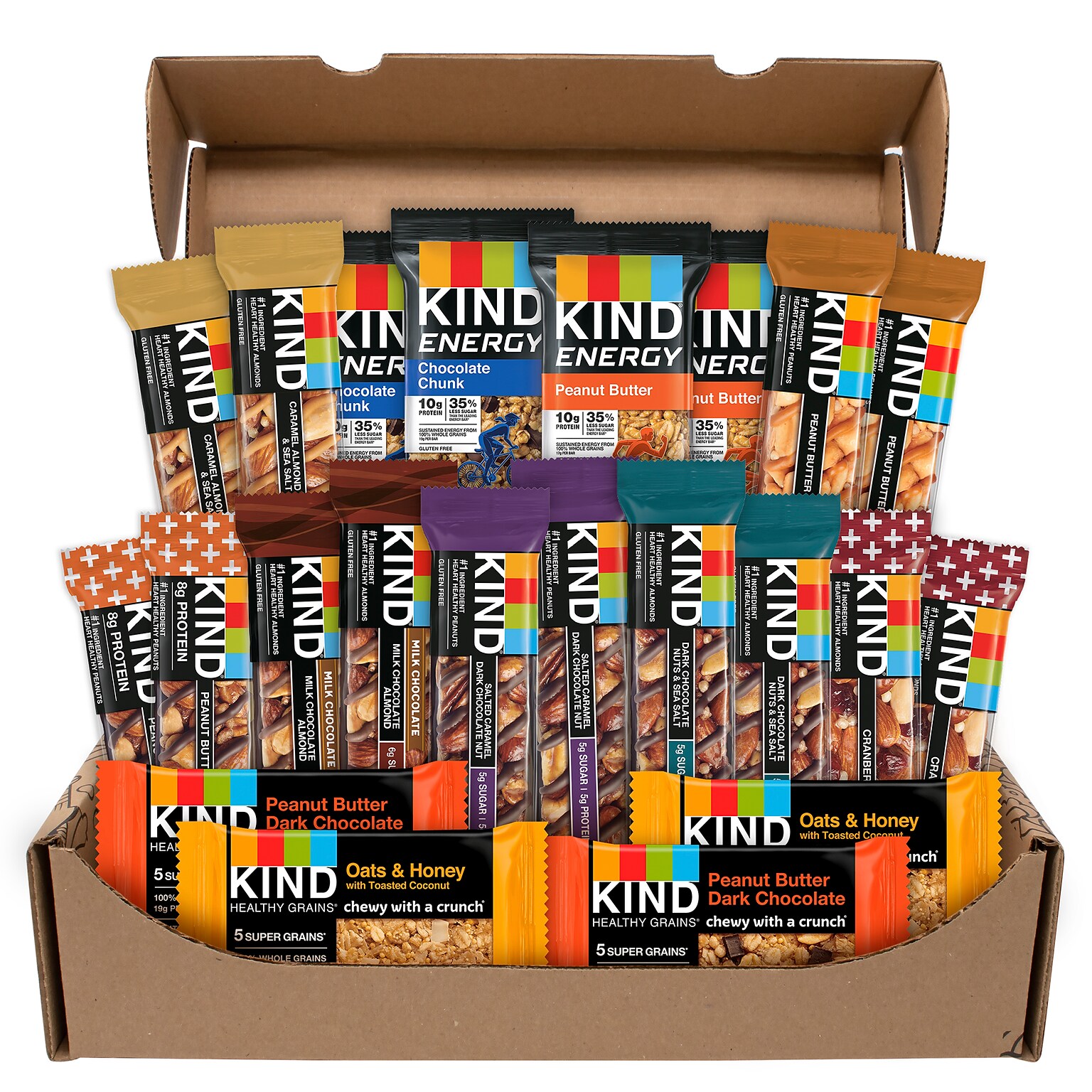 Break Box KIND® Bar Snack Mix, Variety Flavors, 22/Box (700-S0021)