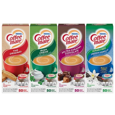 Coffee mate Singles Original Dairy Free Liquid Creamer, 4/Box (283-00025)