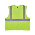 Ergodyne GloWear Hook & Loop Safety Vest, ANSI Class R2, Small/Medium, Lime (8217BA)