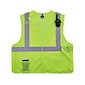 Ergodyne GloWear Hook & Loop Safety Vest, ANSI Class R2, Small/Medium, Lime (8217BA)