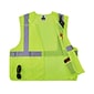 Ergodyne GloWear Hook & Loop Safety Vest, ANSI Class R2, Small/Medium, Lime (8217BA)