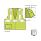 Ergodyne GloWear Hook & Loop Safety Vest, ANSI Class R2, Small/Medium, Lime (8217BA)