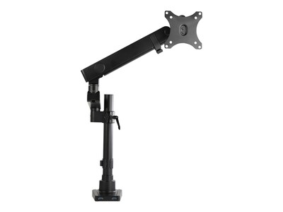 StarTech.com Desk Mount Monitor Arm - Full Motion Single Pole up to 8kg VESA Display - C-Clamp/Gromm