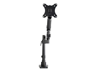 StarTech.com Desk Mount Monitor Arm - Full Motion Single Pole up to 8kg VESA Display - C-Clamp/Grommet, Up 35", Black