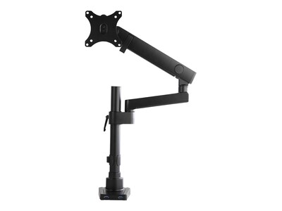 StarTech.com Desk Mount Monitor Arm - Full Motion Single Pole up to 8kg VESA Display - C-Clamp/Grommet, Up 35", Black