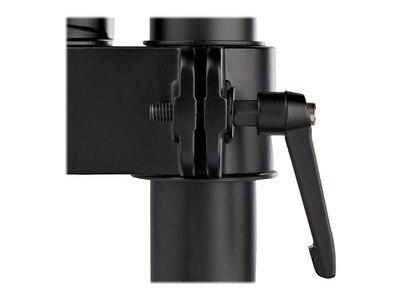 StarTech.com Desk Mount Monitor Arm - Full Motion Single Pole up to 8kg VESA Display - C-Clamp/Grommet, Up 35", Black