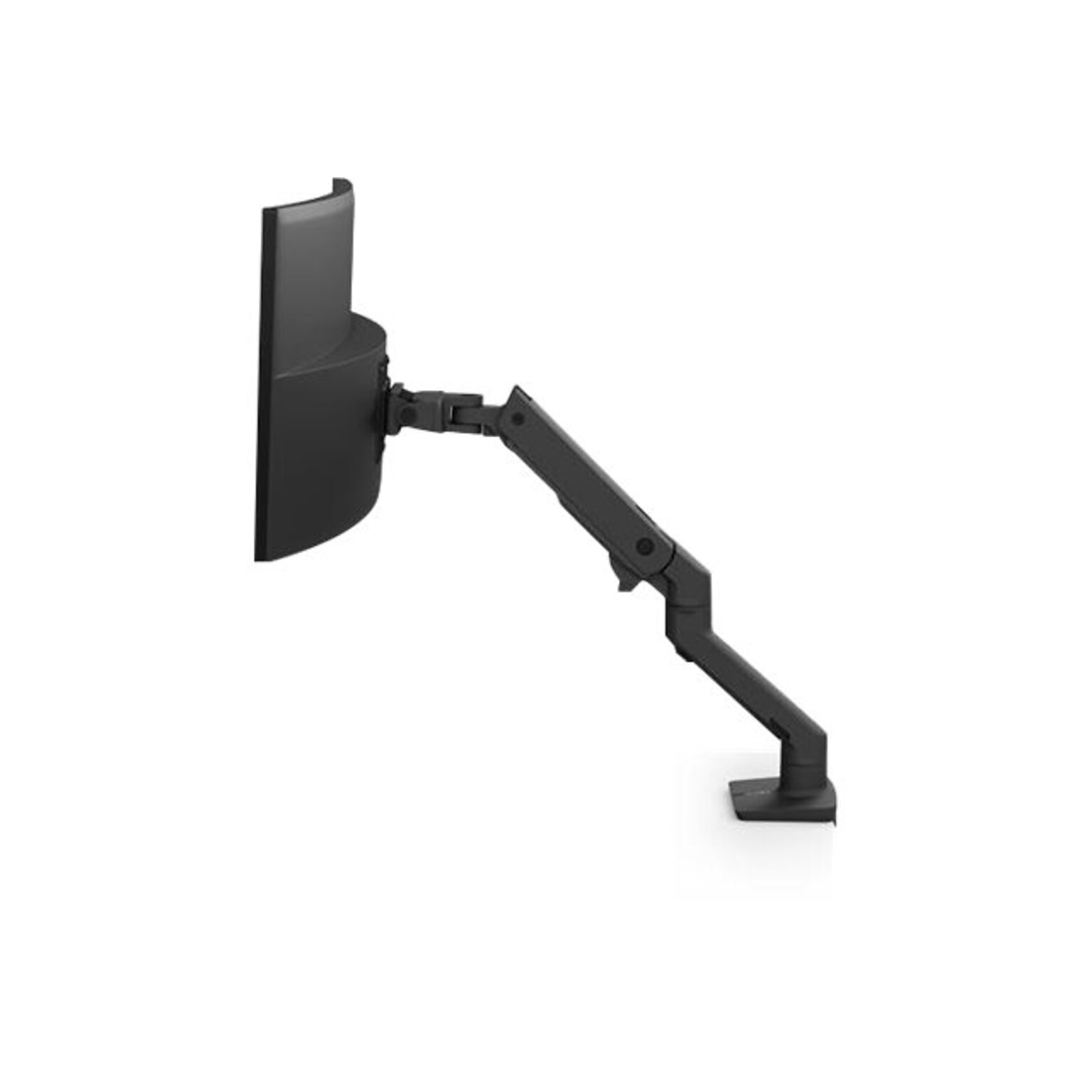 Ergotron HX Desk Monitor Arm, Up to 55, Matte Black (45-475-224)