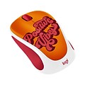 Logitech Design Collection Limited Edition 910-006123 Wireless Optical Mouse, Positive Vibes