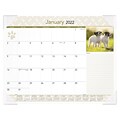 2022 AT-A-GLANCE 17 x 21.75 Monthly Calendar, Puppies, Multicolor (DMD166-32-22)