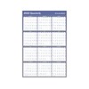 2022 AT-A-GLANCE 36 x 24 Yearly Calendar, Reversible, Blue (A1102-22)