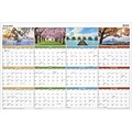2022 AT-A-GLANCE 24 x 36 Yearly Calendar, Seasons in Bloom, Multicolor (PA133-22)